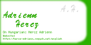 adrienn hercz business card